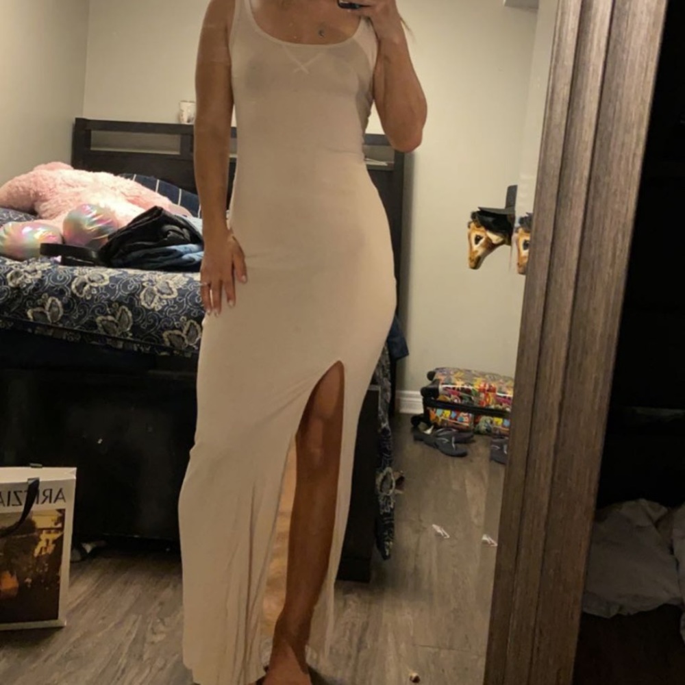 Beautiful Beach Maxi dress - Cream colour